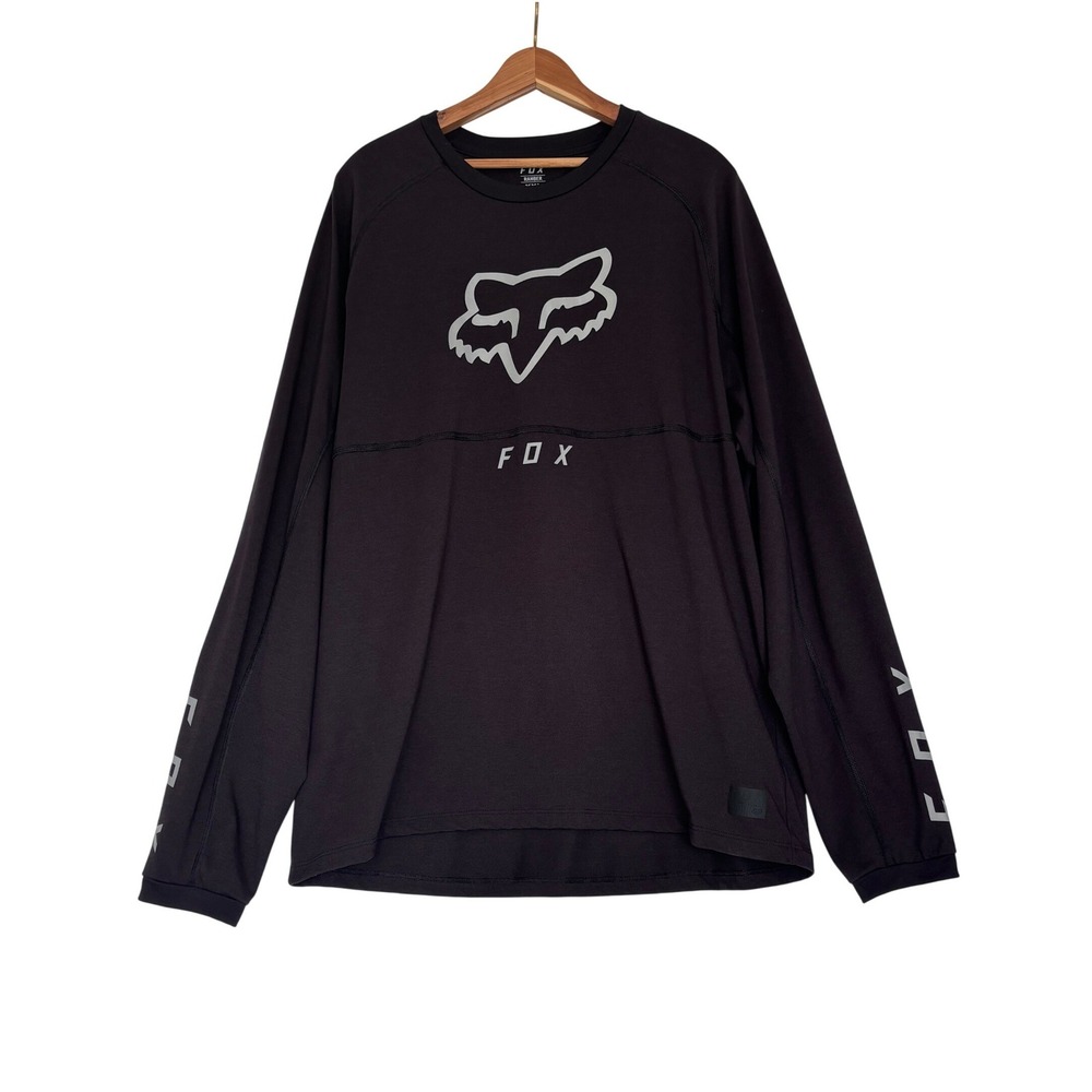 Fox Racing Ranger MTB Jersey Mens XXL Black Long Sleeve Mountain Bike Shirt